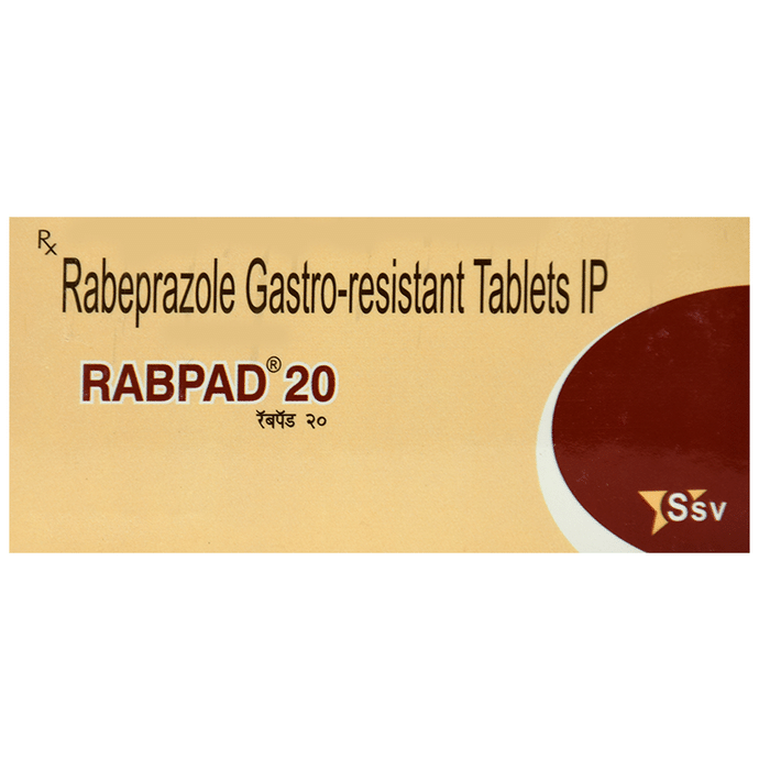 Rabpad 20 Tablet    Rabeprazole 20mg