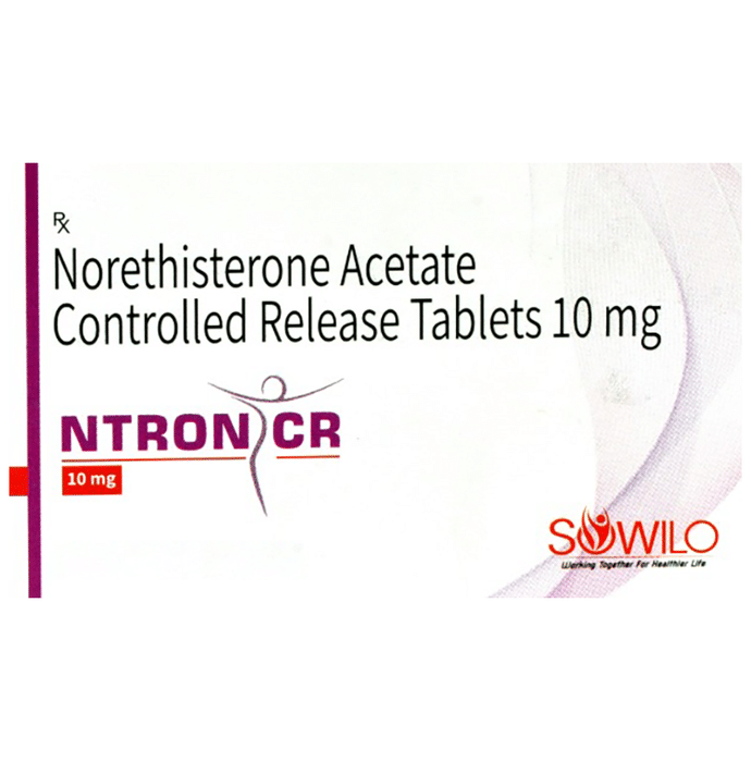 Ntron CR Tablet    Norethisterone 10mg