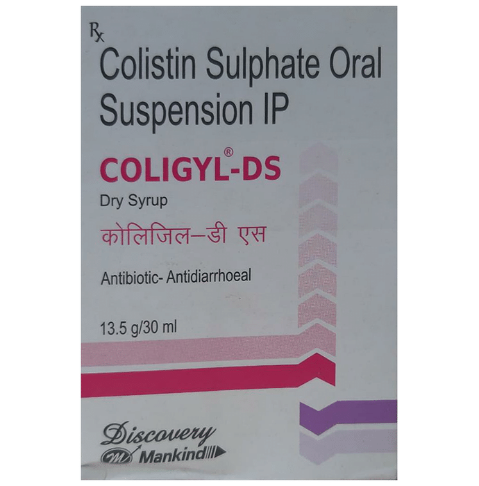 Coligyl DS Suspension    Colistin Sulphate 25mg/5ml