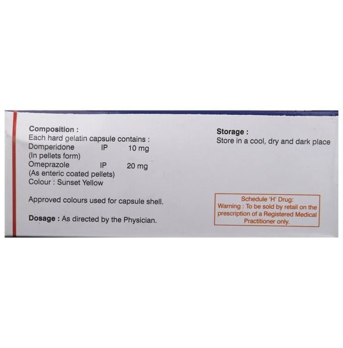 Perizole Capsule    Domperidone 10mg + Omeprazole 20mg