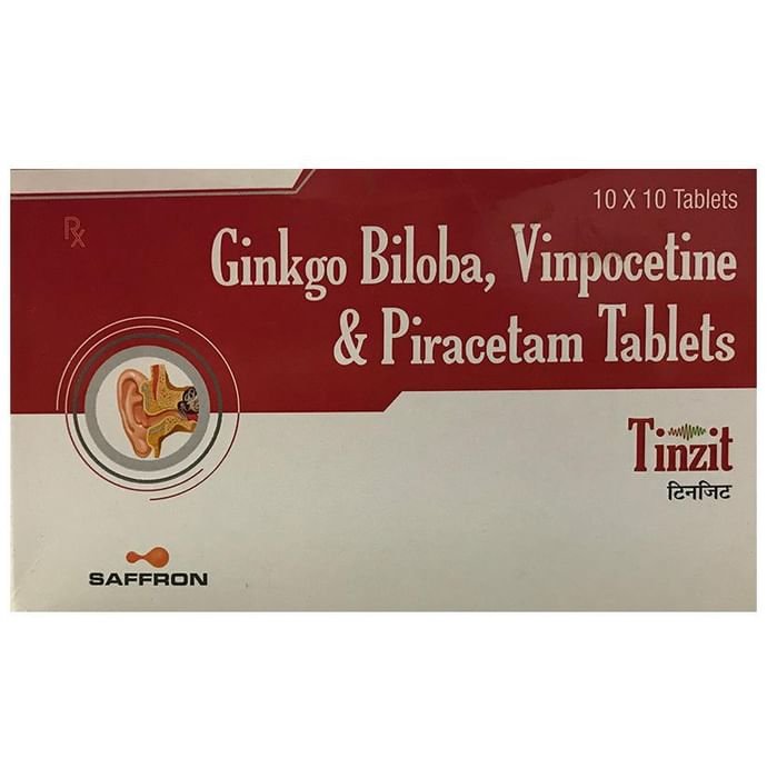 Tinzit Tablet    Ginkgo Biloba 60mg + Piracetam 800mg + Vinpocetine 5mg