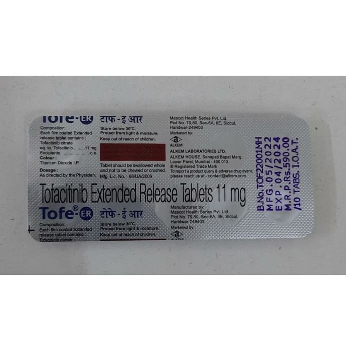 Tofe-ER Tablet    Tofacitinib 11mg