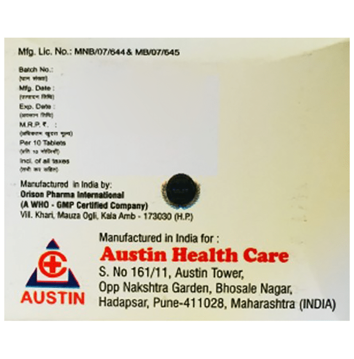 Nosyfed Tablet    Cetirizine 5mg + Paracetamol 325mg + Phenylephrine 5mg