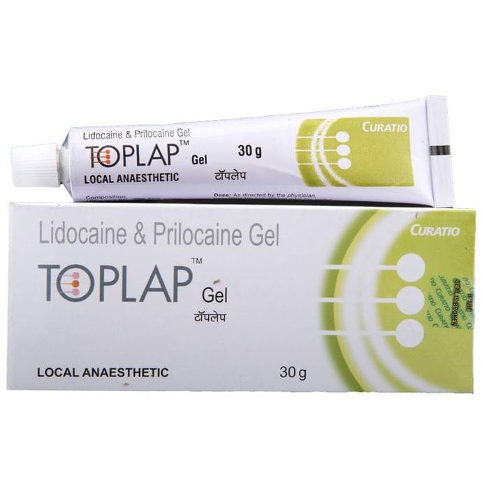 Toplap Gel    Prilocaine 2.5% w/w + Lidocaine 2.5% w/w