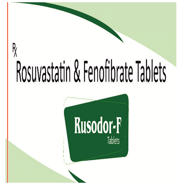 Rusodor-F Tablet    Fenofibrate 160mg + Rosuvastatin 10mg