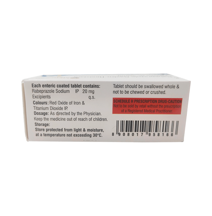 Ranmed 20 Tablet    Rabeprazole 20mg