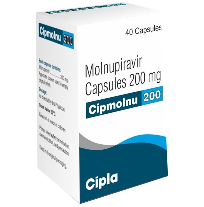 Cipmolnu 200 Capsule    Molnupiravir 200mg