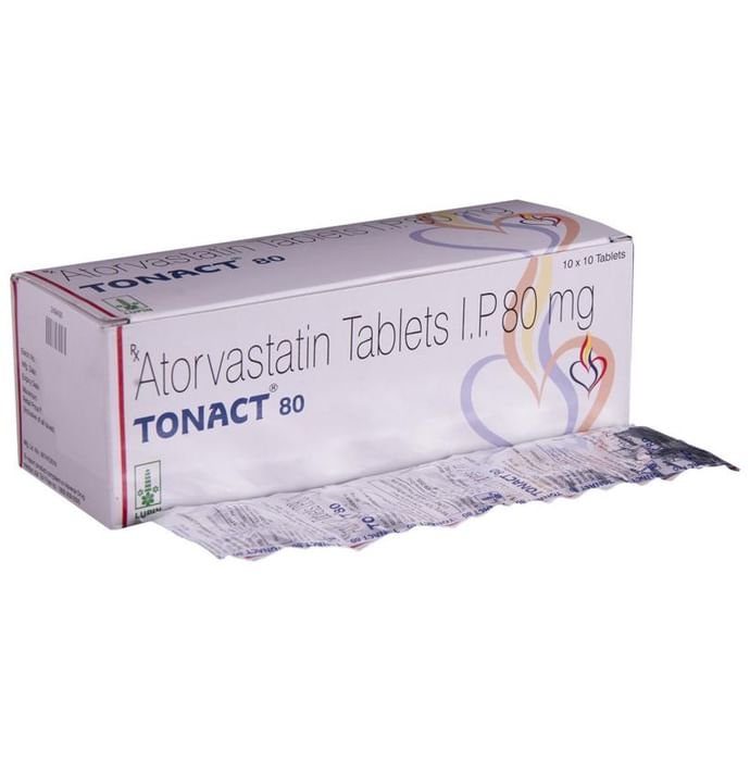 Tonact 80 Tablet    Atorvastatin 80mg