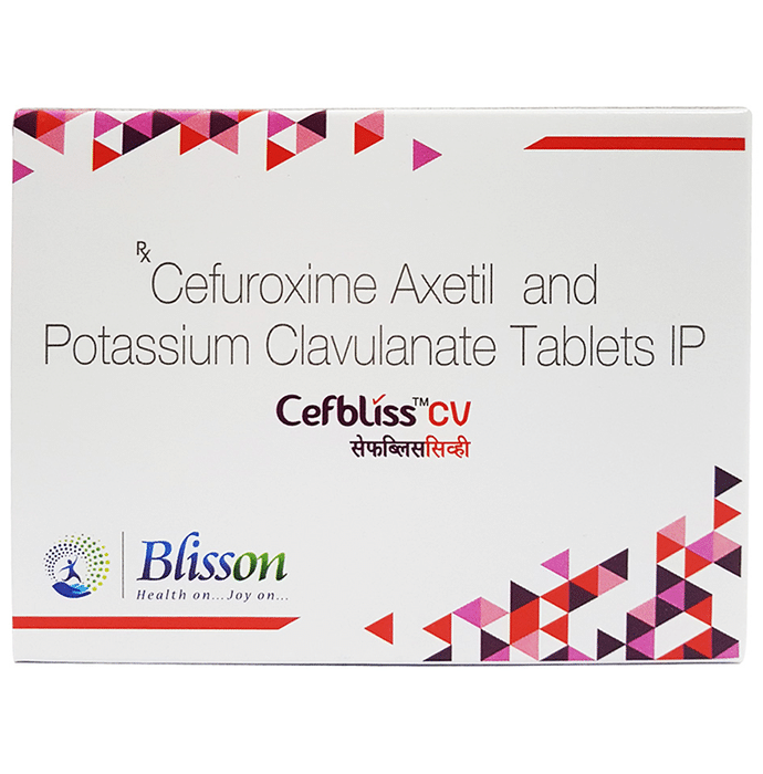 Cefbliss CV Tablet    Cefuroxime 500mg + Clavulanic Acid 125mg