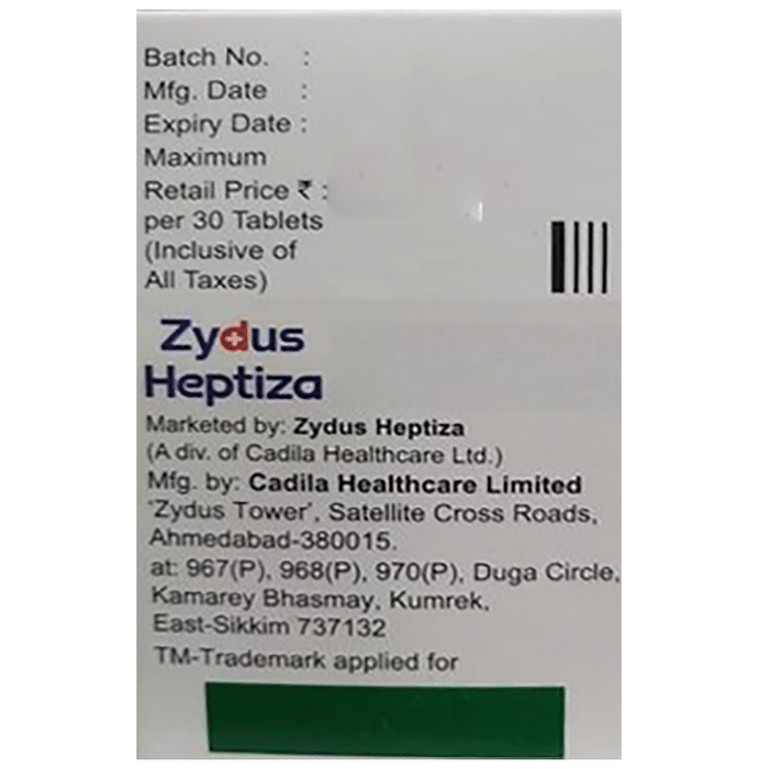 Tenohep AF Tablet    Tenofovir Alafenamide 25mg