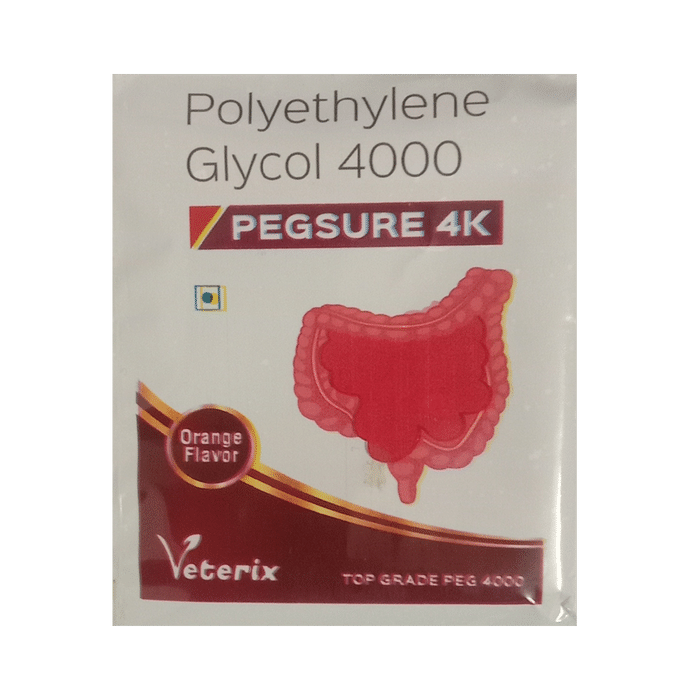 Pegsure Sachet Orange    Polyethylene Glycol 17gm