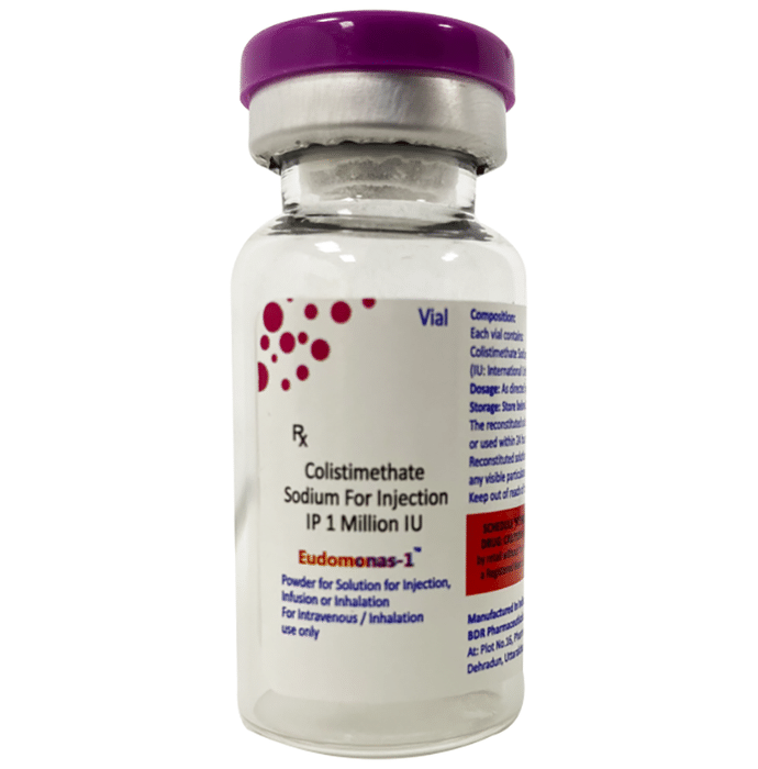 Eudomonas 1 Injection    Colistimethate Sodium 1Million IU