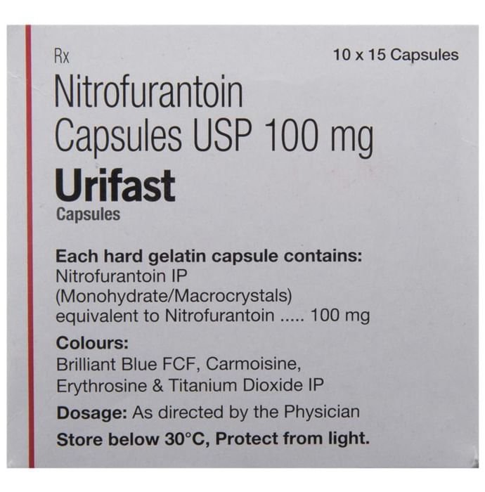 Urifast Capsule    Nitrofurantoin 100mg