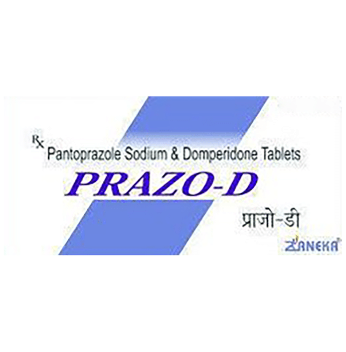 Prazo-D Tablet    Domperidone 10mg + Pantoprazole 40mg