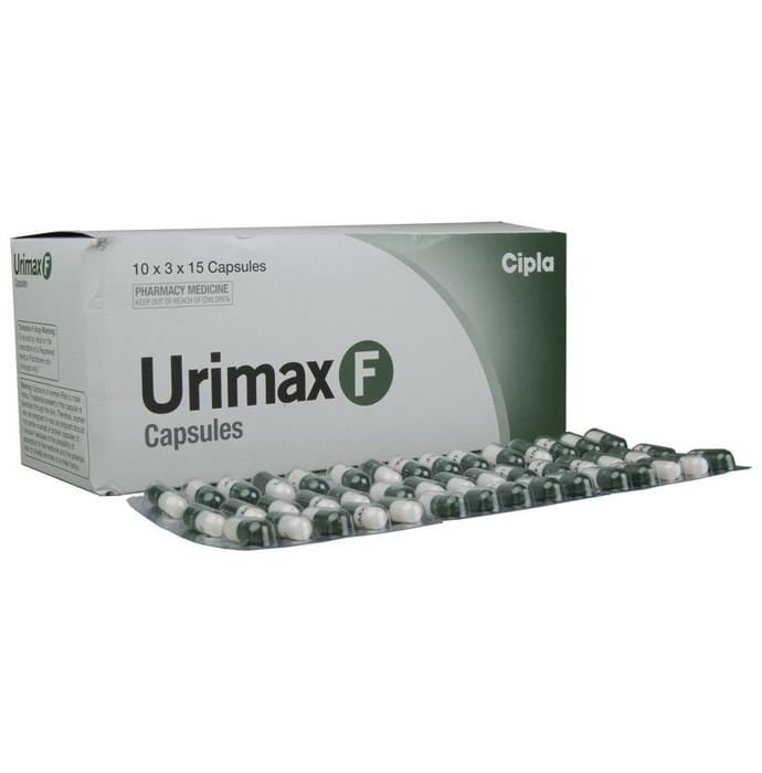 Urimax F Capsule MR    Tamsulosin 0.4mg + Finasteride 5mg