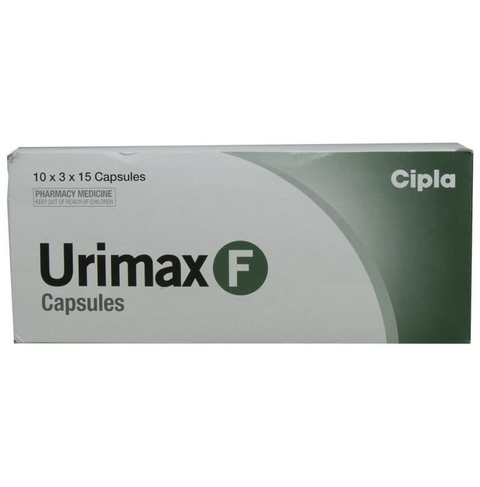 Urimax F Capsule MR    Tamsulosin 0.4mg + Finasteride 5mg