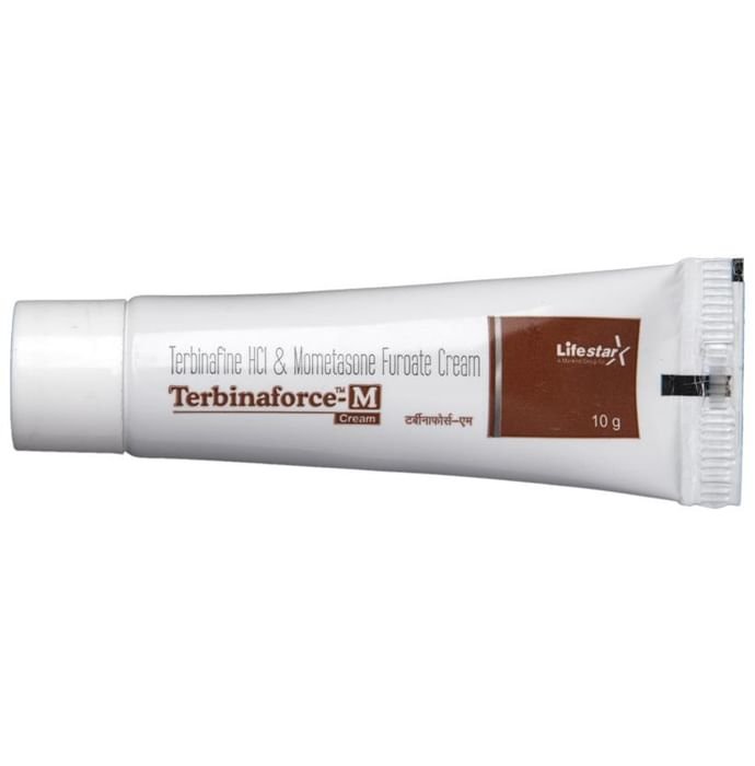 Terbinaforce-M Cream    Mometasone 0.1% w/w + Terbinafine 1% w/w