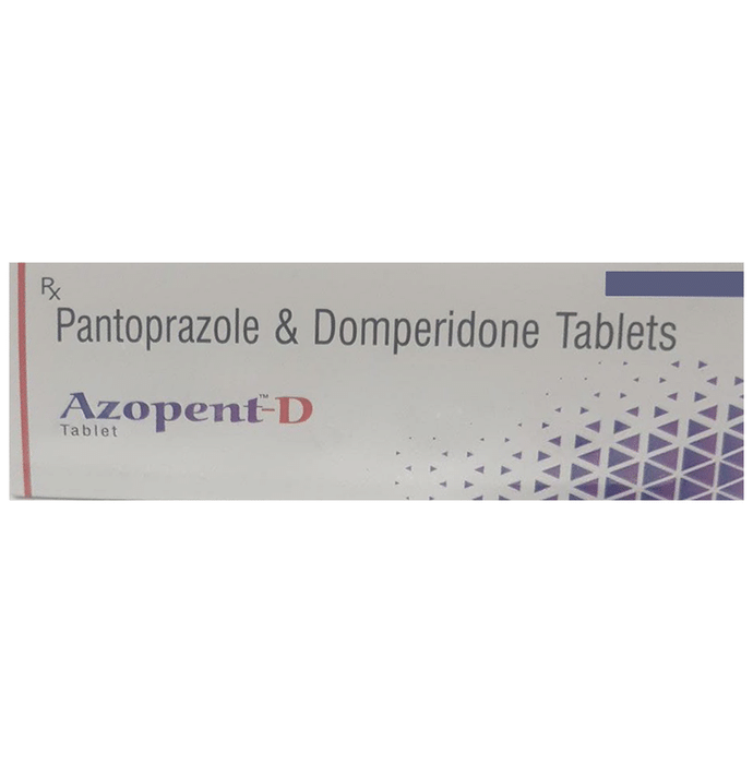 Azopent-D Tablet    Domperidone 10mg + Pantoprazole 40mg