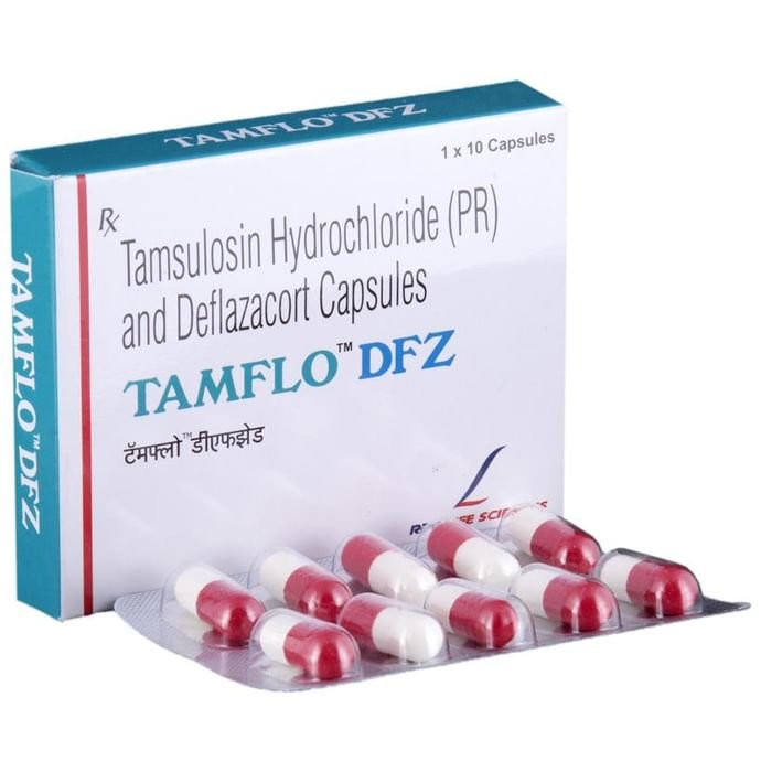 Tamflo DFZ Capsule PR    Tamsulosin 0.4mg + Deflazacort 30mg