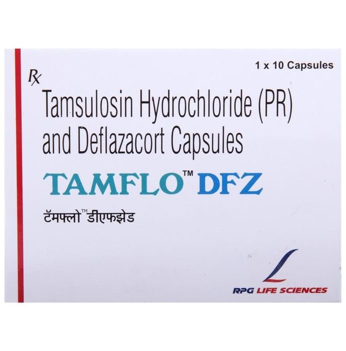 Tamflo DFZ Capsule PR    Tamsulosin 0.4mg + Deflazacort 30mg