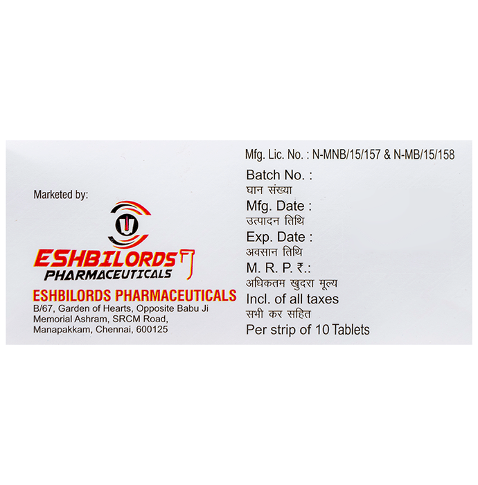 Eshbirab Tablet    Rabeprazole 20mg