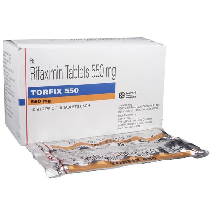 Torfix 550 Tablet    Rifaximin 550mg