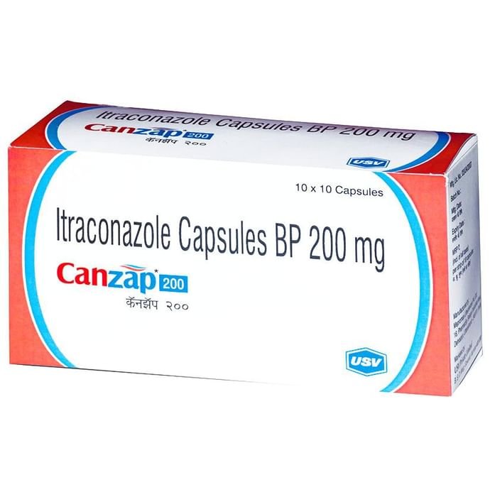 Canzap 200 Capsule    Itraconazole 200mg