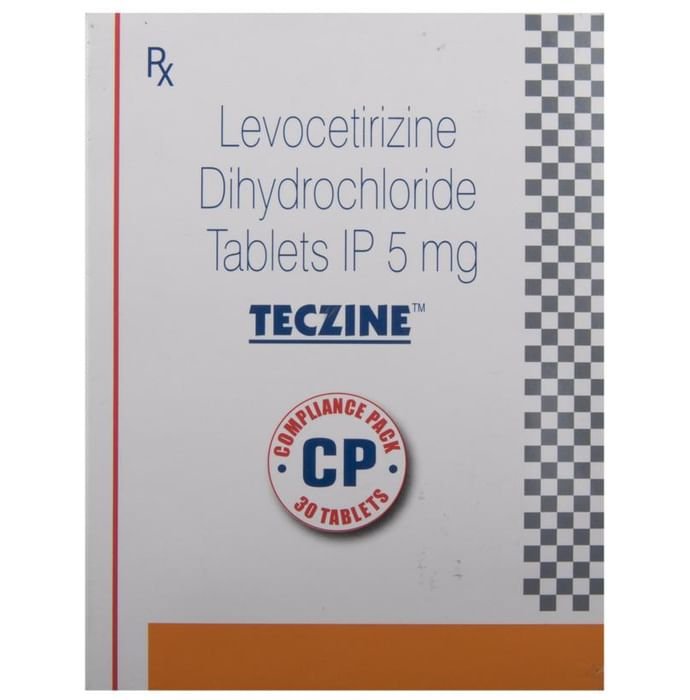 Teczine CP Tablet    Levocetirizine 5mg