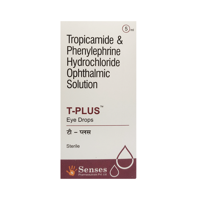 T Plus Eye Drop    Phenylephrine 5% w/v + Tropicamide 0.8% w/v