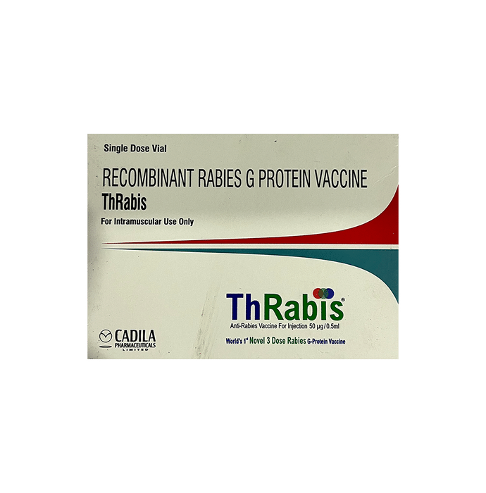 Thrabis Vaccine    Rabies vaccine, Human 50mcg