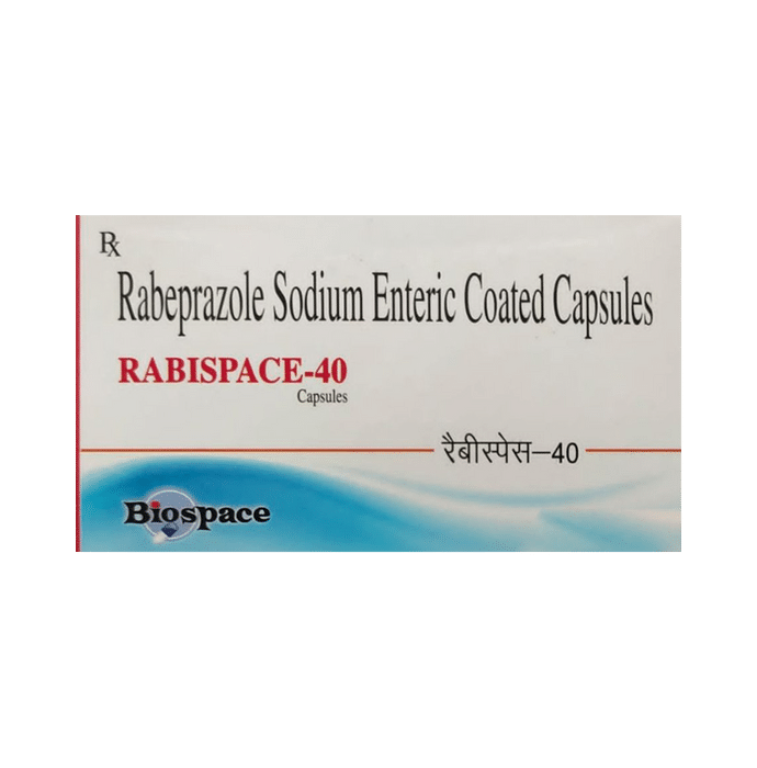 Rabispace 40 Capsule    Rabeprazole 40mg