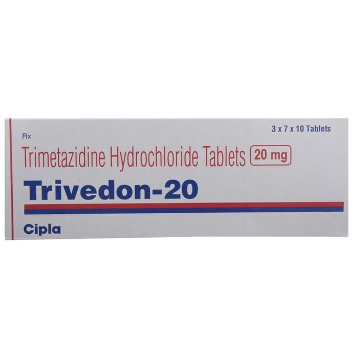 Trivedon 20 Tablet    Trimetazidine 20mg