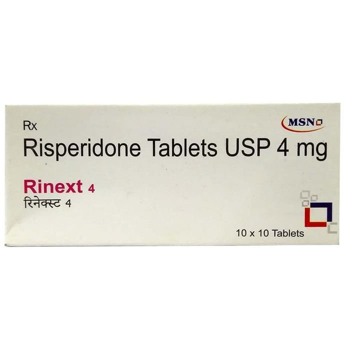 Rinext 4 Tablet    Risperidone 4mg