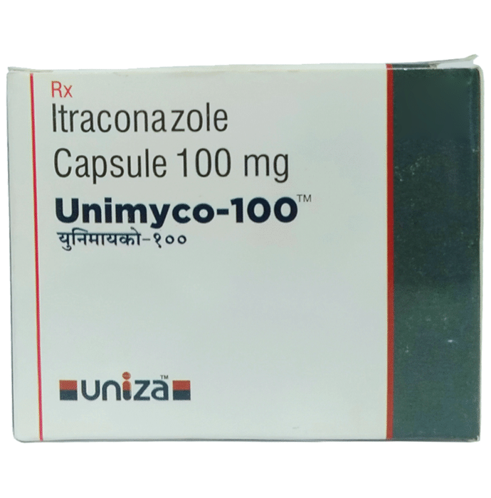 Unimyco 100 Capsule    Itraconazole 100mg