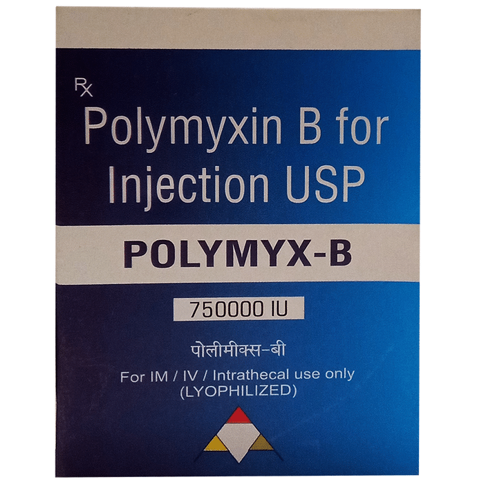 Polymyx- B 750000IU Injection    Polymyxin B 750000IU