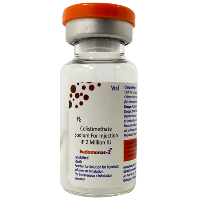 Eudomonas 2 Injection    Colistimethate Sodium 2Million IU