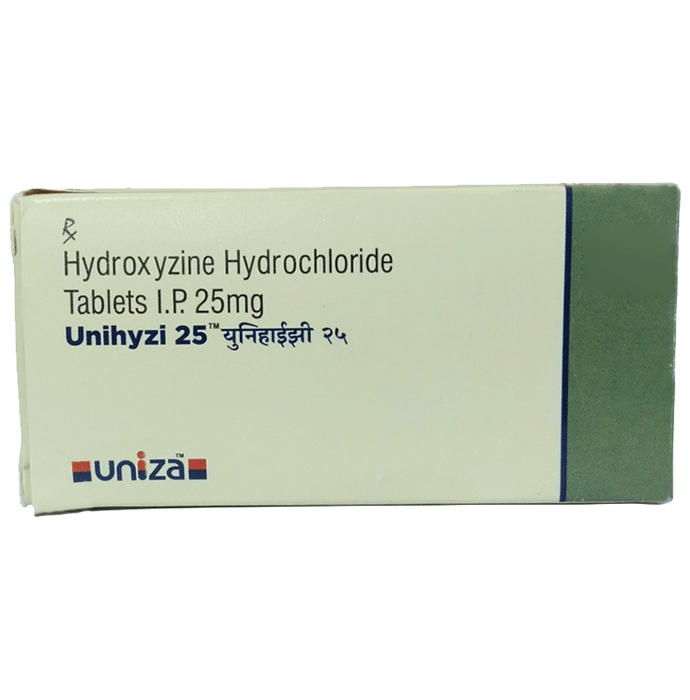 Unihyzi 25 Tablet    Hydroxyzine 25mg