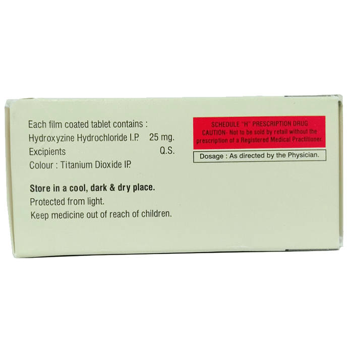 Unihyzi 25 Tablet    Hydroxyzine 25mg