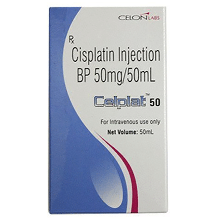 Celplat 50mg Injection    Cisplatin 50mg