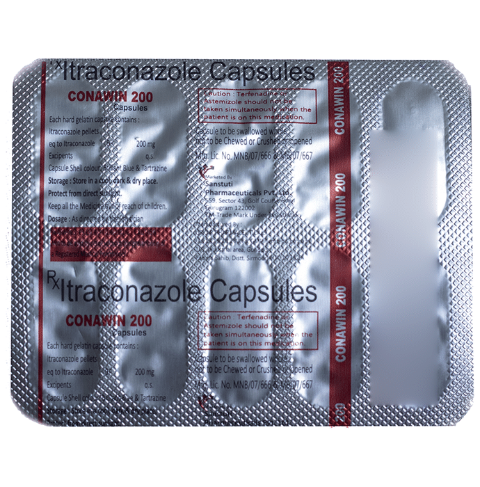 Conawin 200 Capsule    Itraconazole 200mg