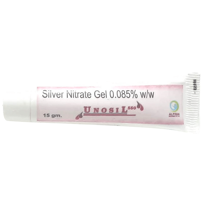 Unosil 550 Antimicrobial Wound and Burn Gel    Silver Nitrate 0.085% w/w