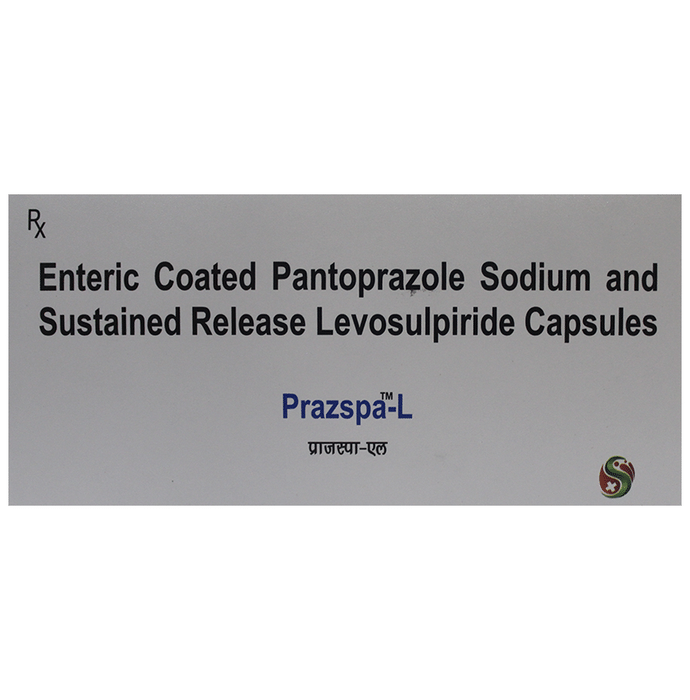 Prazspa-L Capsule SR    Levosulpiride 75mg + Pantoprazole 40mg