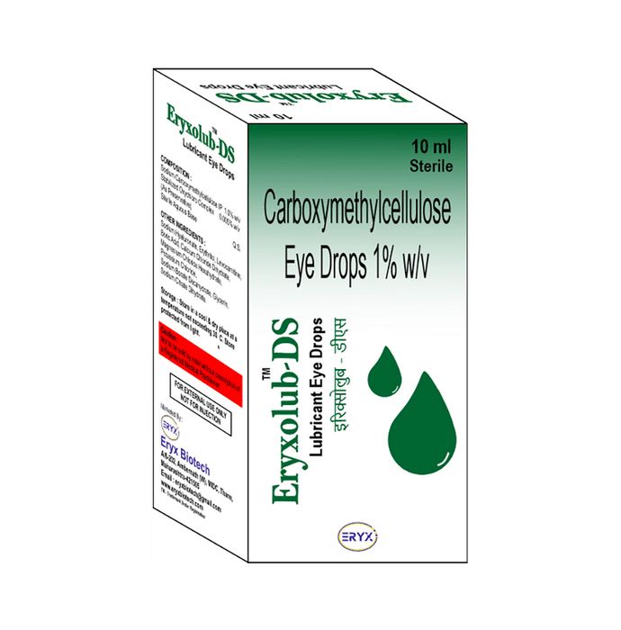 Eryxolub-DS Lubricant Eye Drop    Carboxymethylcellulose 1% w/v