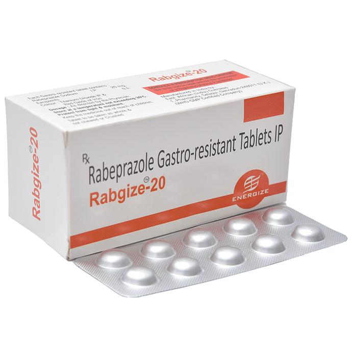 Rabgize 20 Tablet    Rabeprazole 20mg