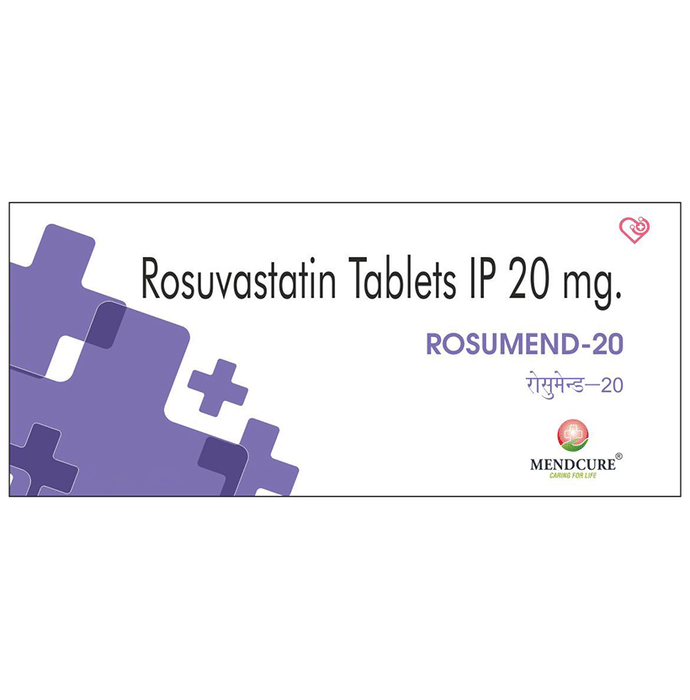 Rosumend 20 Tablet    Rosuvastatin 20mg