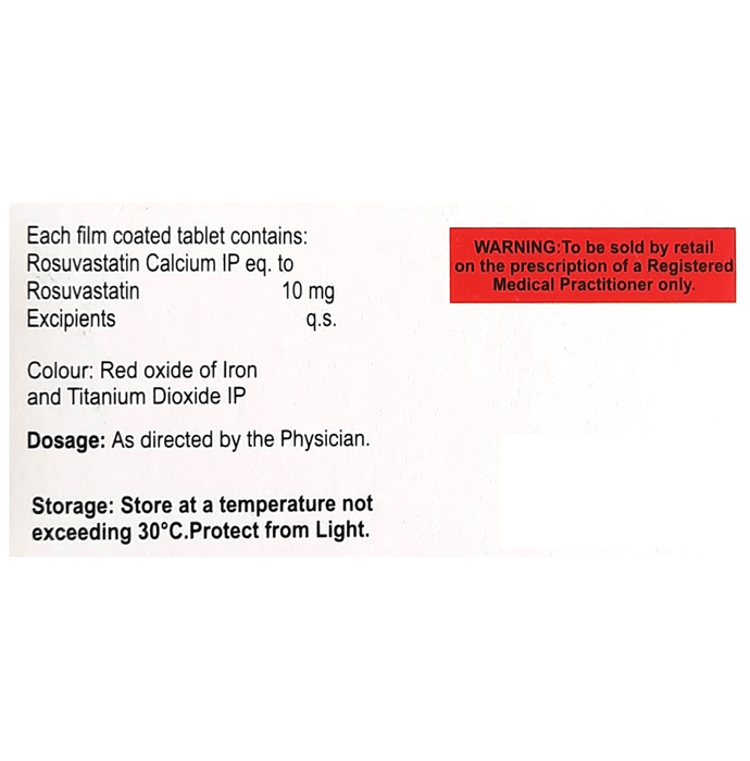 Russela 10 Tablet    Rosuvastatin 10mg