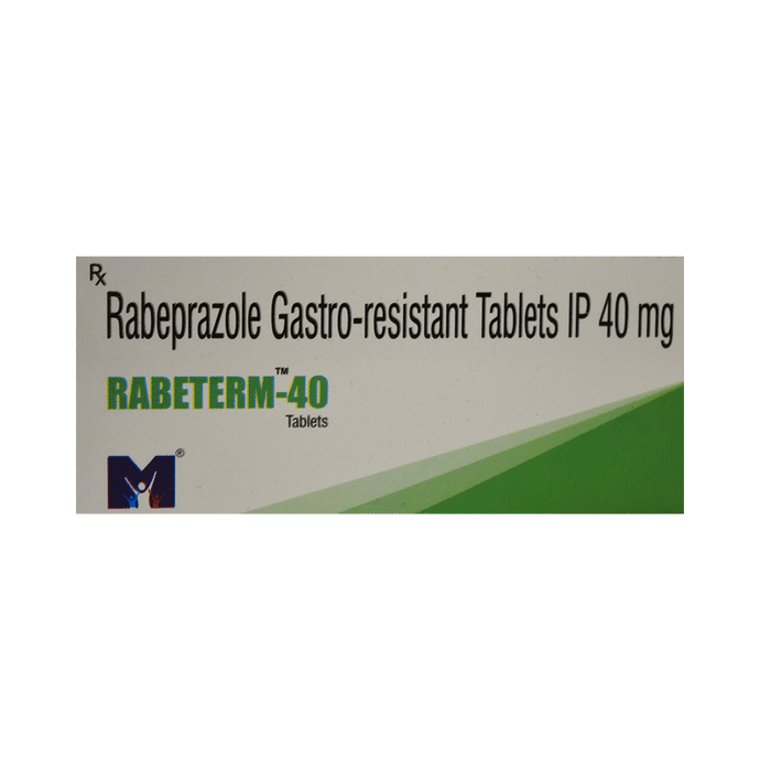 Rabeterm 40 Tablet    Rabeprazole 40mg