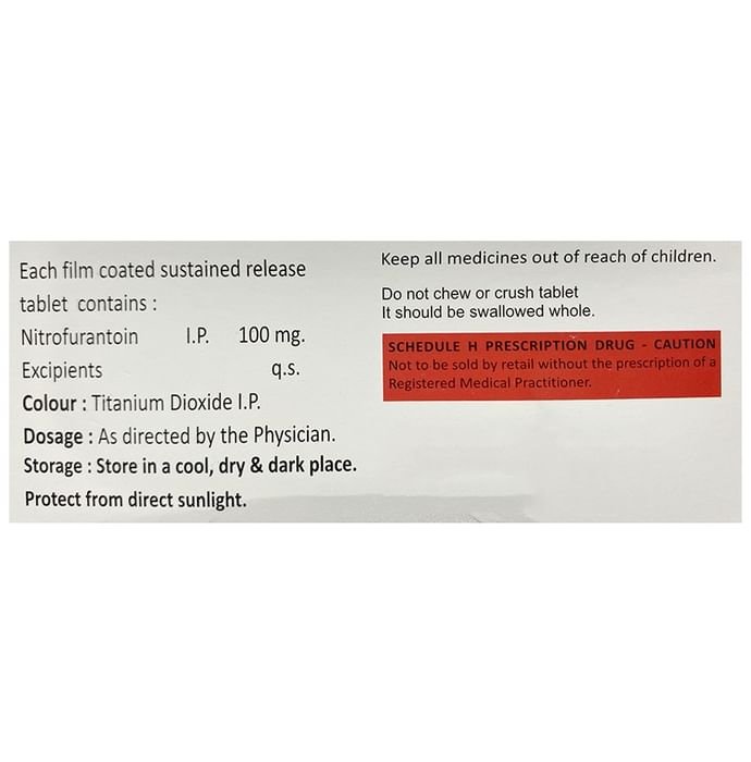 Uritoin 100 Tablet SR    Nitrofurantoin 100mg