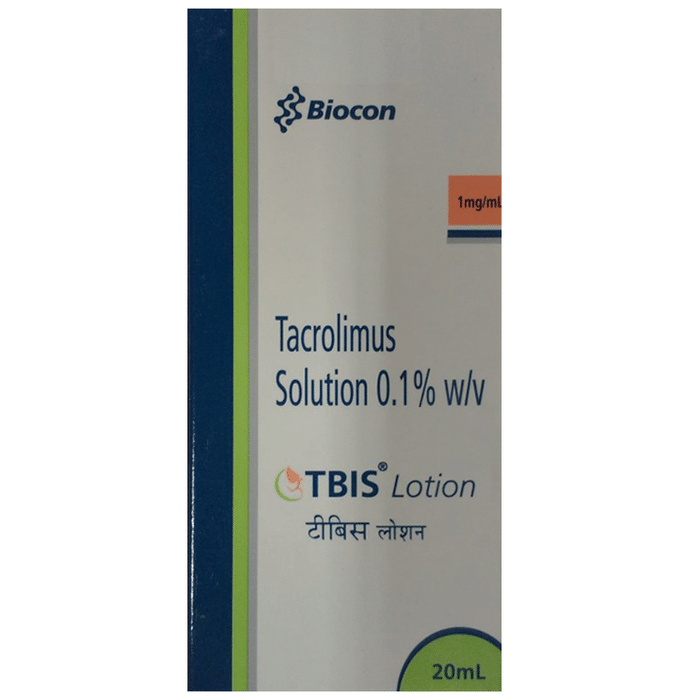 Tbis Lotion    Tacrolimus 0.1% w/v