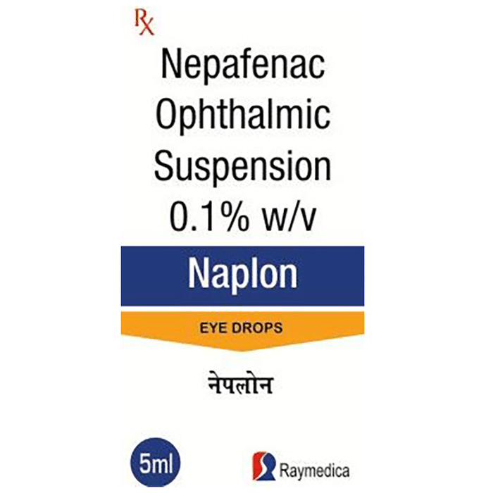 Naplon Eye Drop    Nepafenac 0.1% w/v